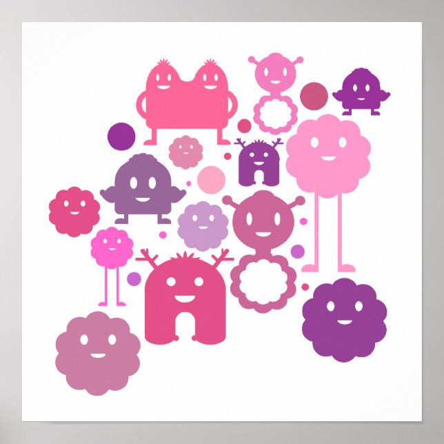 Monsters Print! Poster (Front)