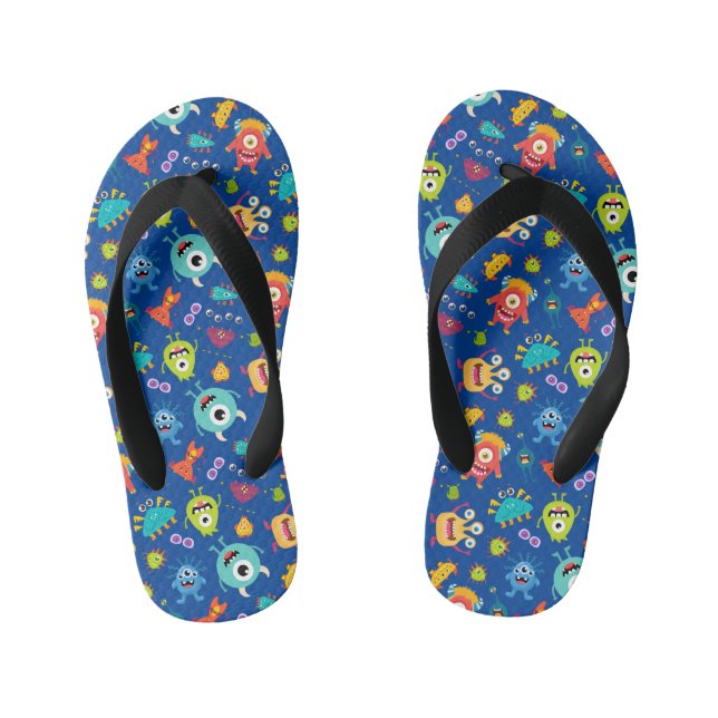 Monsters Time Kid's Jandals (Footbed)
