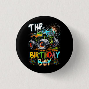 Monsters Truck Jam Family Matching The Birthday Bo 3 Cm Round Badge