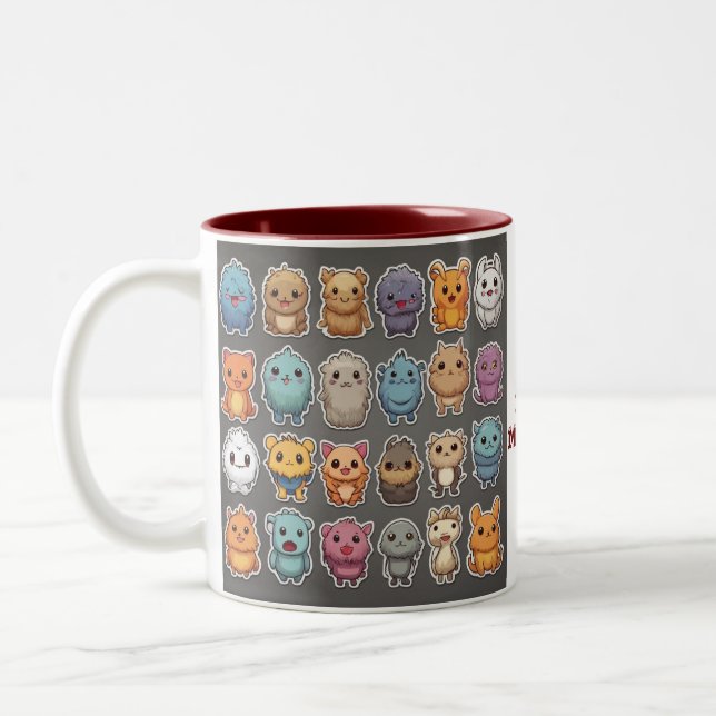 Monsters Two-Tone Coffee Mug (Left)