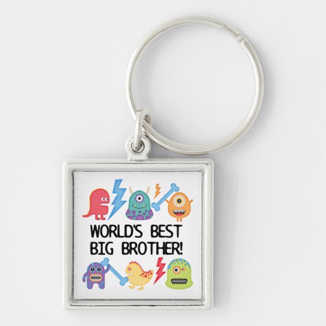 Monsters World Best Big Brother Key Ring (Front)