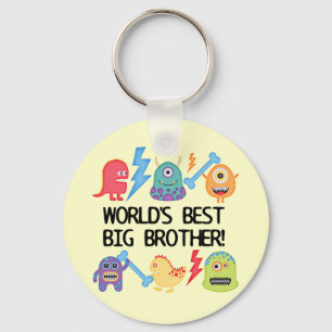 Monsters World's Best Big Brother Key Ring