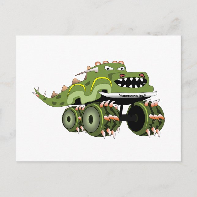 Monstersaurus Truck Postcard (Front)