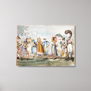 Monstrosities of 1818 canvas print