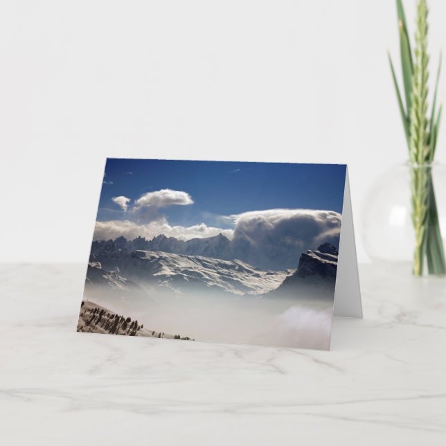 Mont Blanc France Holiday Card (Front)