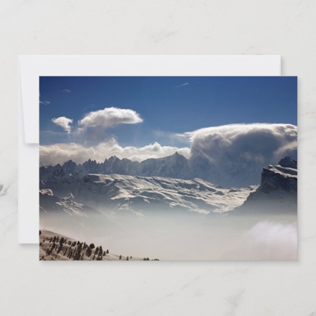 Mont Blanc France Holiday Card (Front)