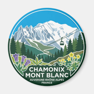Mont Blanc France Magnet