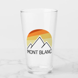 Mont Blanc France Retro Glass