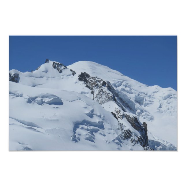 Mont Blanc, French Alps Photo Print (Front)