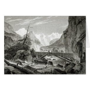 Mont Blanc from the Baths of St. Didier