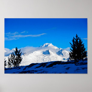 Mont Blanc Les Arcs French Alps France Poster