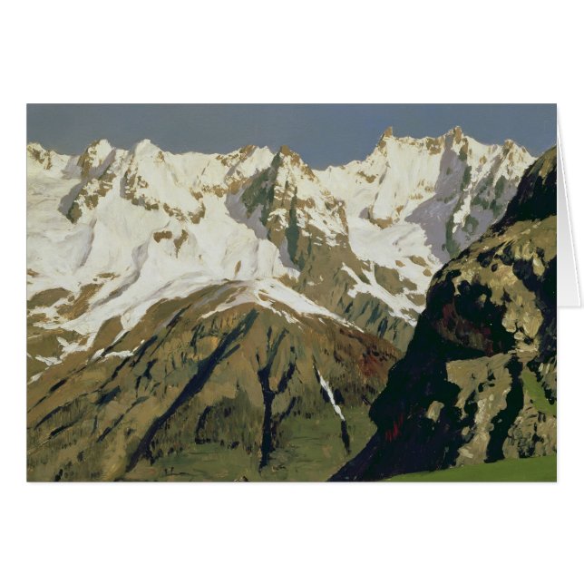 Mont Blanc Mountains, 1897 (Front Horizontal)