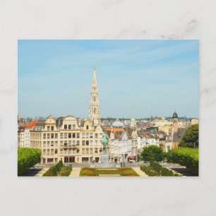 Mont des Arts in Brussels, Belgium Postcard