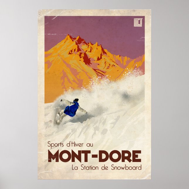 Mont Dore - Vintage Effect Poster (Front)