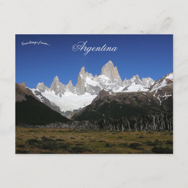 Mont Fitz Roy Argentina Postcard (Front)