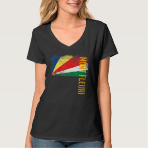 Mont Fleuri Seychelles Flag For Seychellois Men Wo T-Shirt