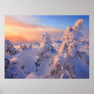 Mont Logan Sunrise Gaspesie National Park Quebec Poster