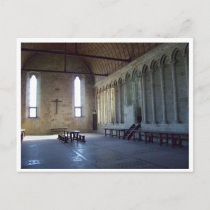 Mont Saint Michel Cathedral Postcard