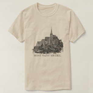 Mont Saint-Michel Distressed T-Shirt