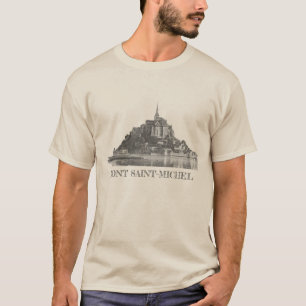 Mont Saint-Michel Distressed T-Shirt
