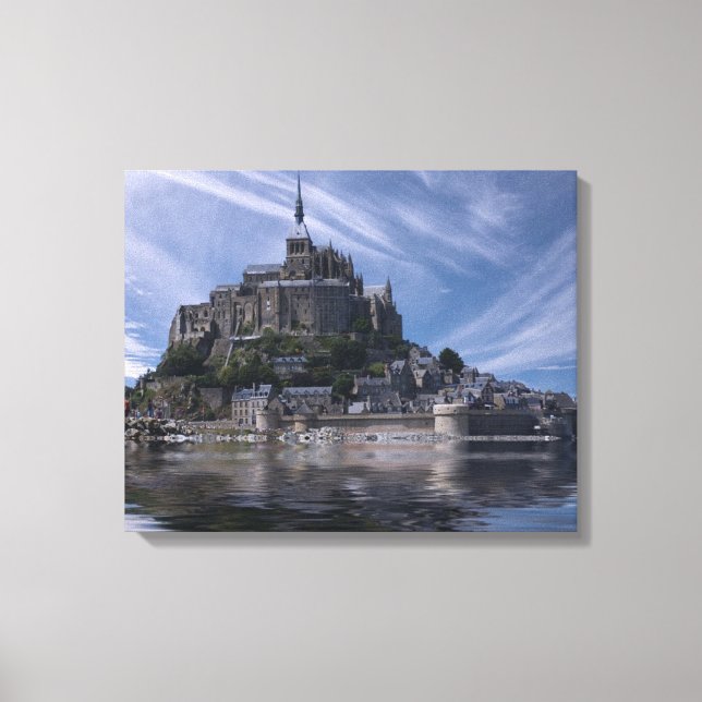 Mont Saint Michel France Canvas Print (Front)