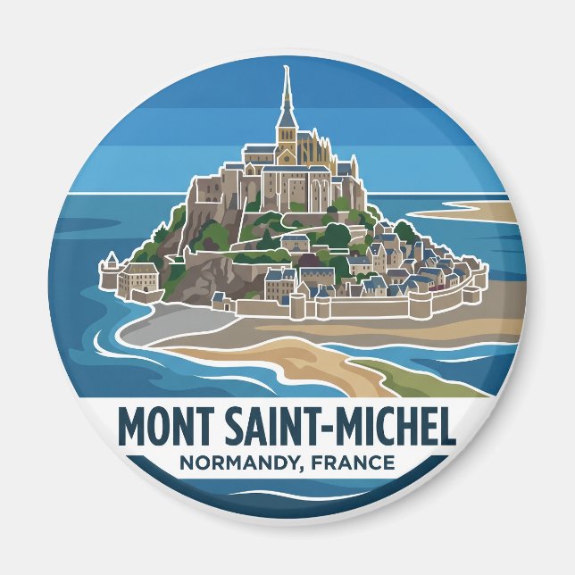 Mont Saint-Michel France Magnet (Front)