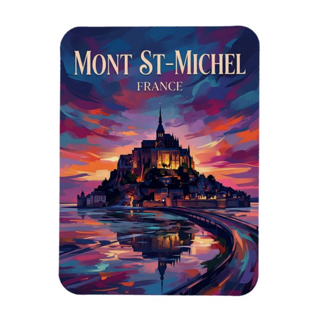 Mont Saint-Michel France Magnet (Vertical)