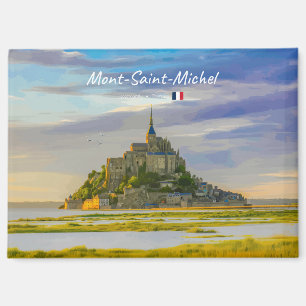Mont-Saint-Michel, France - Mediaeval Abbey Magnet