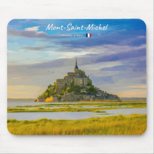 Mont-Saint-Michel, France - Mediaeval Abbey Mouse Pad