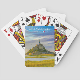 Mont-Saint-Michel, France - Mediaeval Abbey Playing Cards