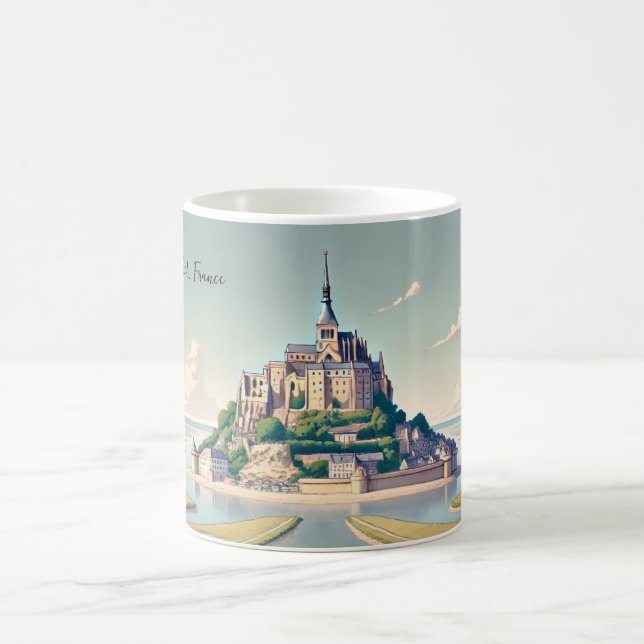 Mont Saint-Michel France Normandy Coffee Mug (Center)