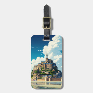 Mont Saint-Michel Luggage Tag