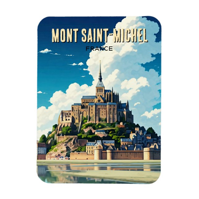 Mont Saint-Michel  Magnet (Vertical)