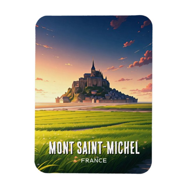 Mont Saint-Michel  Magnet (Vertical)