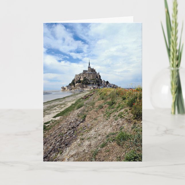Mont-Saint-Michel, Normandy, France Card (Front)