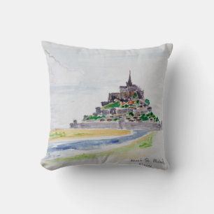 Mont Saint-Michel, Normandy, France Cushion