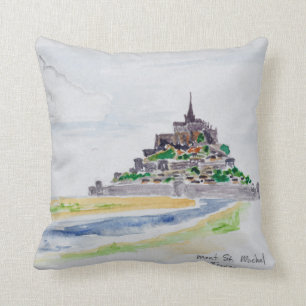 Mont Saint-Michel, Normandy, France Cushion