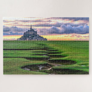 Mont-Saint-Michel, Normandy, France Jigsaw Puzzle