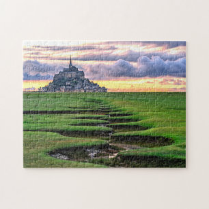 Mont-Saint-Michel, Normandy, France Jigsaw Puzzle