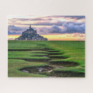 Mont-Saint-Michel, Normandy, France Jigsaw Puzzle