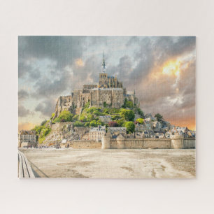 Mont-Saint-Michel, Normandy, France Jigsaw Puzzle
