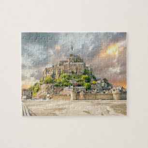 Mont-Saint-Michel, Normandy, France Jigsaw Puzzle