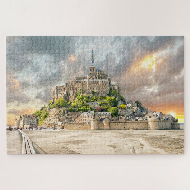 Mont-Saint-Michel, Normandy, France Jigsaw Puzzle (Horizontal)
