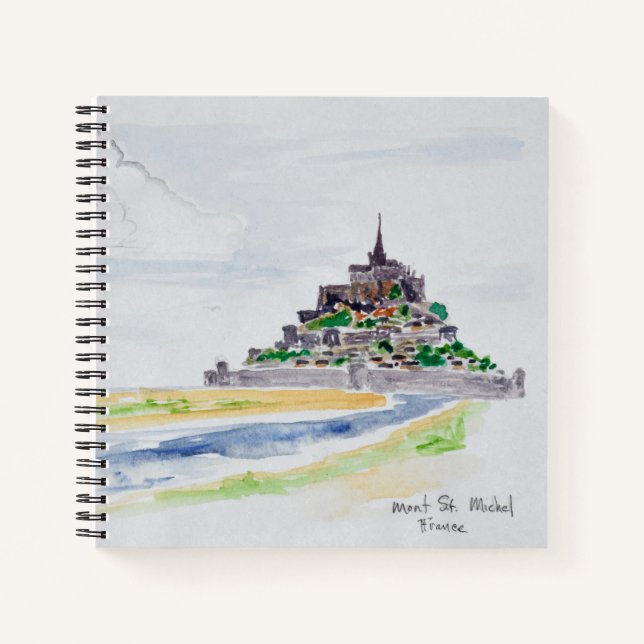 Mont Saint-Michel, Normandy, France Notebook (Front)