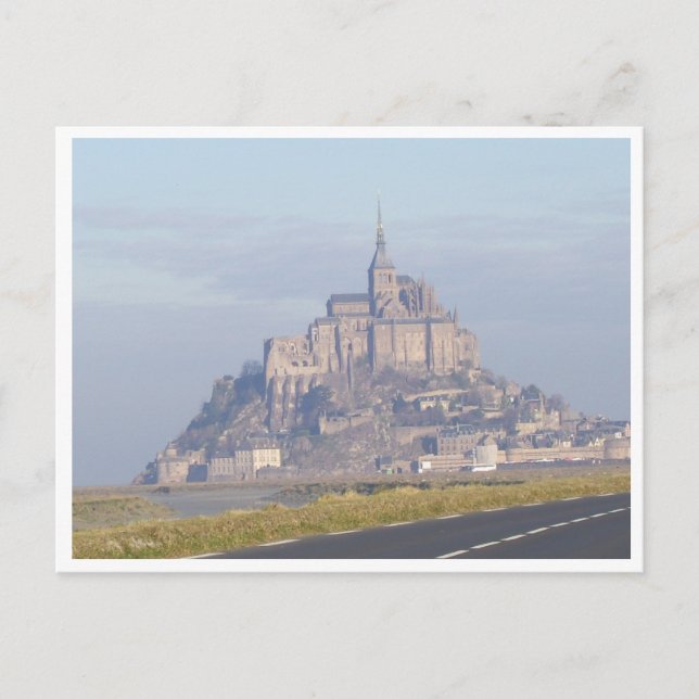 Mont Saint Michel, Normandy, France Postcard (Front)