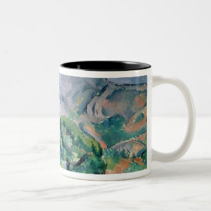 Mont Sainte-Victoire, 1900 Two-Tone Coffee Mug