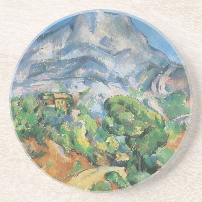 Mont Sainte Victoire Above Tholonet, Paul Cezanne Coaster (Front)
