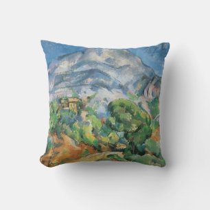 Mont Sainte Victoire Above Tholonet, Paul Cezanne Cushion