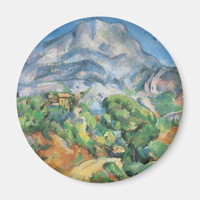 Mont Sainte Victoire Above Tholonet, Paul Cezanne Magnet (Front)