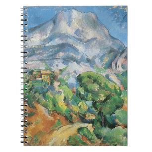 Mont Sainte Victoire Above Tholonet, Paul Cezanne Spiral Notebook
